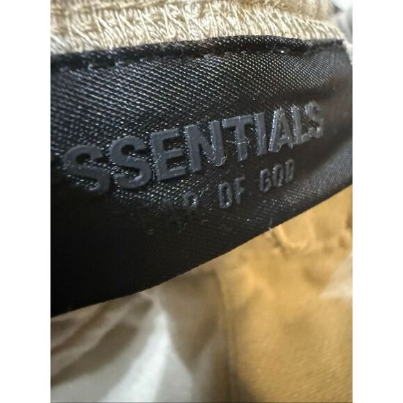 Essentials Fear Of God Men's Fleece Cotton Blend Jogger Sweatpants Tan Size XS - Picture 15 of 16